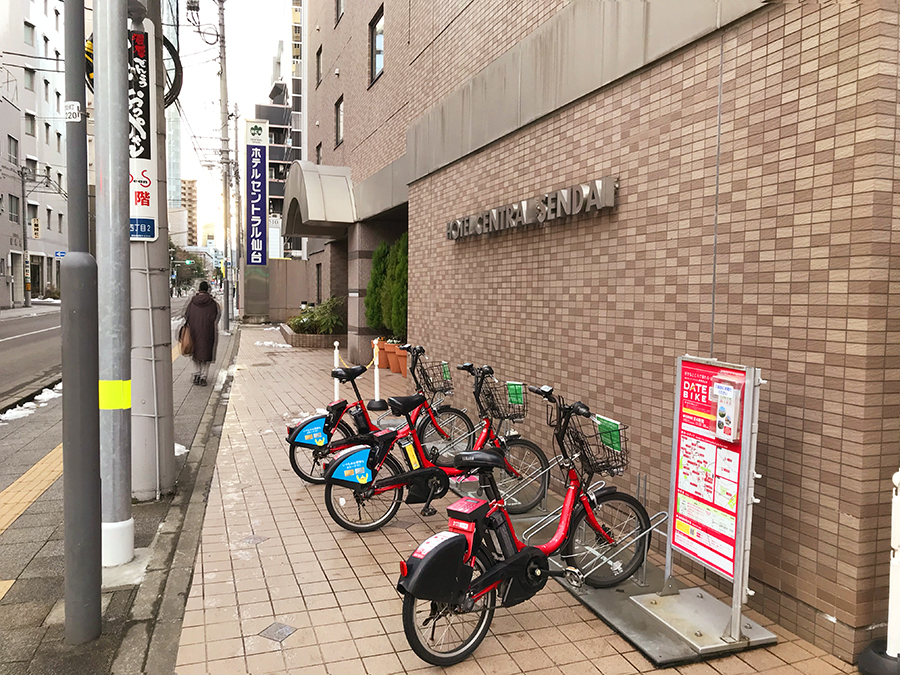 伊達バイク-ホテルセントラル仙台